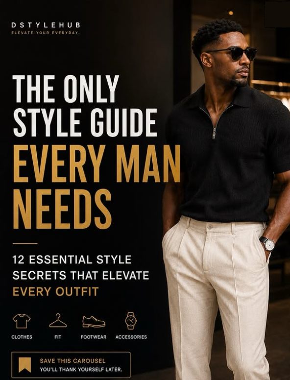 The only style guide every man needs